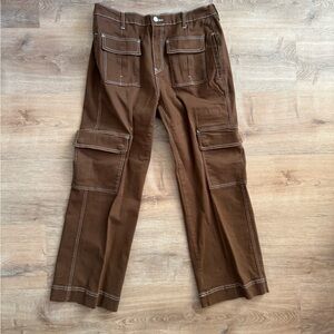 Fashion Nova Brown Cargo Pants